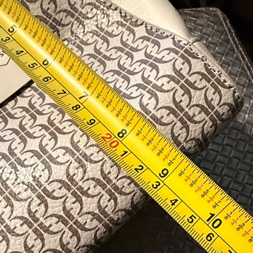 Fossil Tan Monogram Satchel - Picture 11 of 14